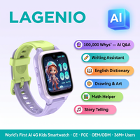LAGENIO Fournisseur Mondial Carte SIM 4G Montre Connectée Enfant IA Traceur GPS Anti-Perte Positionnement SOS Chat Vidéo Montre Intelligente Android