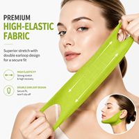 Masque raffermissant et liftant en V pour le contour des yeux, hydratant à la glycérine, effet cactus rafraîchissant, style bandage à suspendre aux oreilles