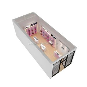 Diseño de tienda Gabinete de exhibición de tienda de cosméticos Estantes de exhibición de cosméticos de madera para tienda de cosméticos pequeña - Product Image 5