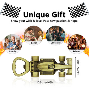 Ouvre-bouteille de voiture de course de nouveauté cadeau parfait <span class=keywords><strong>pour</strong></span> les hommes et les femmes <span class=keywords><strong>pour</strong></span> l'<span class=keywords><strong>anniversaire</strong></span> du Nouvel An ou Noël - Product Image 2