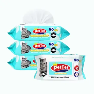 Pet Wipes By China Manufacturer Oem Non Alcohol Wet Paper Napkin Household Disposable Cleaning Pets Wet Tissue Pet Wipes