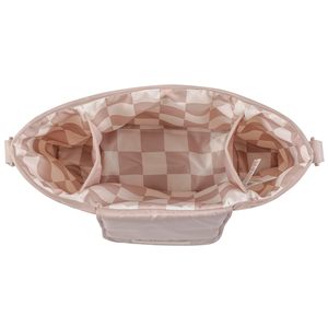 Organizador Universal para <span class=keywords><strong>Cochecito</strong></span> con Correa Ajustable |   Organizador Impermeable para <span class=keywords><strong>Cochecito</strong></span> de Bebé, Compatible con Baby Jogger y Bugaboo (Beige a Cuadros) - Product Image 4