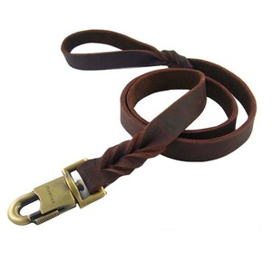 2021 Luxe Custom Echte Verstelbare Pet Lederen Halsband En Lederen Hondenriem Met Kraag Voor Hond - Product Image 5