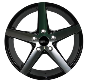 Vente en gros d'usine, nouvelles <span class=keywords><strong>jantes</strong></span> en alliage d'aluminium à cinq branches, 15-18 pouces, 5x114.3/120, <span class=keywords><strong>jantes</strong></span> de voiture - Product Image 1