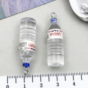 เรซิ่นจำลองรูปทรงขวดน้ำแร่สามมิติ 10 ชิ้น สำหรับทำสร้อยคอ ต่างหู พวงกุญแจ และเครื่องประดับอื่นๆ - Product Image 6