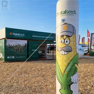 Tótem Inflable Gigante de 3m con Logotipo Personalizado, Pilar Publicitario Inflable con Iluminación LED para Circo, Carnaval, Decoración de Eventos, Fiestas, Promoción - Product Image 6