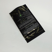 Großhandel Metallischer Reveal-Druck Standbeutel, Premium Schwarze Verpackung Doypack für Tee & Trockenfutter