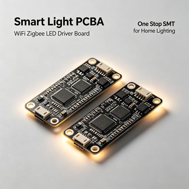 Smart Light PCBA, WiFi Zigbee LED Driver Board, One Stop SMT for Home Lighting