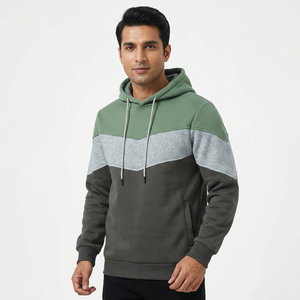 Vente en gros – Nouveauté 2025 – Sweat à capuche streetwear hip-hop avec fermeture éclair diagonale, capuche cape, noir, entièrement zippé, pour hommes - Product Image 1