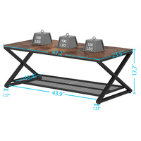 Table basse pliable multifonctionnelle de style américain, compacte, pour salon, best-seller transfrontalier