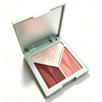 Palette de poudre blush, contour et highlighter 3-en-1 E.P.C F001 pour le maquillage quotidien du visage