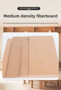 Láminas de Fibra de Densidad Media (<span class=keywords><strong>MDF</strong></span>) Personalizables de Alta Resistencia para Pisos, Paneles de Partición, Superficie Lisa, Excelente Capacidad de Fijación con Clavos - Product Image 2