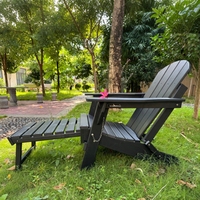 Chaises Adirondack pliantes en HDPE personnalisées, modernes, imperméables, pour jardin, patio, plage, mobilier de jardin, chaise Frog