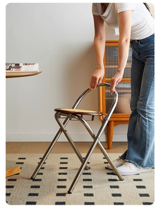 <span class=keywords><strong>Chaise</strong></span> de <span class=keywords><strong>salle</strong></span> <span class=keywords><strong>à</strong></span> <span class=keywords><strong>manger</strong></span> Ustovian empilable et pliable, tabouret de loisirs moderne pour balcon, chaises de <span class=keywords><strong>salle</strong></span> <span class=keywords><strong>à</strong></span> <span class=keywords><strong>manger</strong></span> - Product Image 6