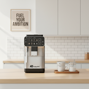 เครื่องชงกาแฟเอสเพรสโซ่สไตล์วินเทจสำหรับใช้ในบ้าน Anbolife OEM/ODM, เครื่องชงกาแฟอัตโนมัติสแตนเลสพร้อมฟังก์ชั่นชงกาแฟในตัว - Product Image 6