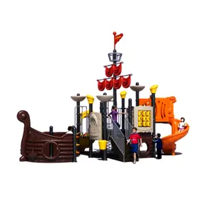 Children Playground Large Slide Products Pirate Ship Series Kids Outdoor Amusement Facility