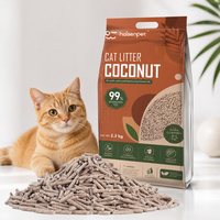 Offre Spéciale Premier Achat : Litière pour Chat en Charbon Actif de Noix de Coco, Granulés Noirs Haute Efficacité Anti-Odeur, Certifiée MSDS CE ISO, Direct Usine