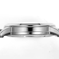 Montre de luxe pour homme, boîtier argenté, cadran guilloché, phase de lune, mécanique, réserve de marche, date, nouvelle collection 2026, étanche