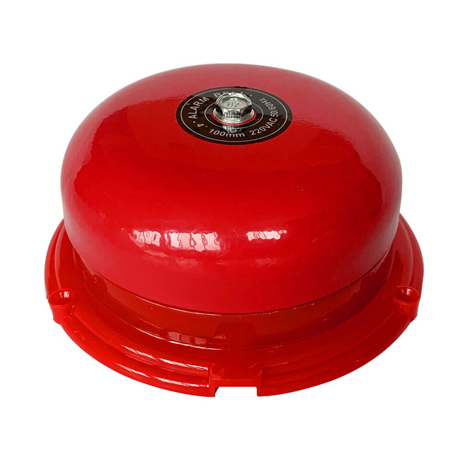 High Quality 4" 100mm Electric Warning Alarm Bell Manual Fire Alarm Call Point Bell Electric Bell
