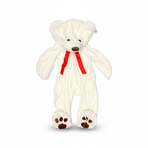 Orso bianco con fiocco 63 \ "forniture di san valentino 2 pz/CS - Product Image 2