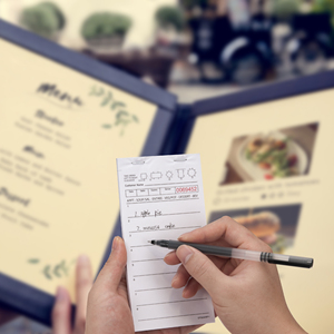 Libretas Numeradas para Libro de Visitas con Línea de Perforación, Bloc de Notas para Tomar Pedidos en Restaurantes - Product Image 6