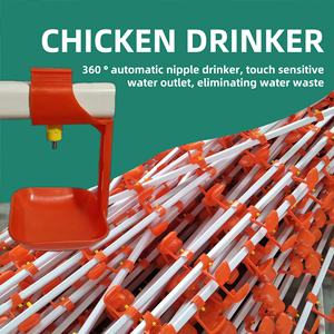 Sistema de línea para beber pollo, tubería de agua de <span class=keywords><strong>Pvc</strong></span>, línea automática para beber aves de corral con <span class=keywords><strong>bebedero</strong></span> de pezón - Product Image 2