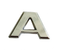 Emblème de badge chromé pour voiture avec lettres anglaises