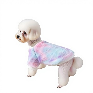 2025 Sonbahar Kış Yeni Labubu W2406 Tie-Dye Sweatshirt Küçük ve Orta Boy Köpekler İçin Evcil Hayvan Giysisi Stokta Toptan - Product Image 1
