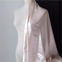 Tissu en soie géorgette pure métallique brillante et chatoyante de 12 mm 114 cm pour robe de danse de fille, fête, mariage, sari