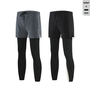 Sportswear <strong>Men</strong> Casual Slim Fit Quick Dry Sweatpants Running Long Jogger <strong>Trouser</strong> for <strong>Men</strong> Gym Fitness Workout 2 in 1 Pants <strong>Men</strong> - Product Image 3