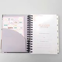 Cuaderno de Papel A5/A6 con Encuadernación Espiral y Impresión Personalizada, Diario, Agenda, Organizador Diario, Semanal y Mensual, Planificador, Regalo
