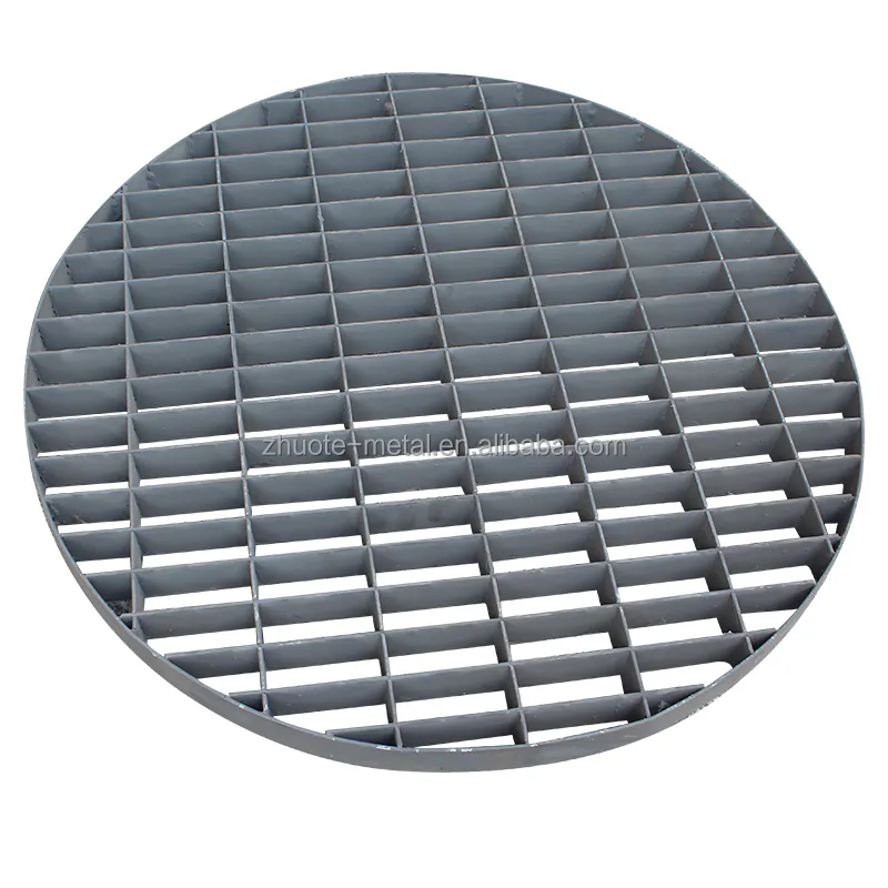 Chiusini in acciaio zincato HD piastra di copertura della griglia di drenaggio del marciapiede del pavimento in metallo zincato