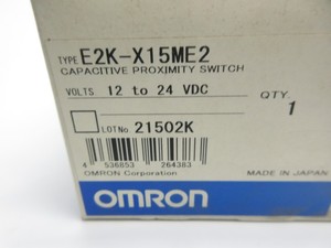 Capteur de proximité capacitif E2K-X15ME2 12-24VDC 2M série E2K-X <span class=keywords><strong>M30</strong></span> non blindé NPN-NC PLC - Product Image 4