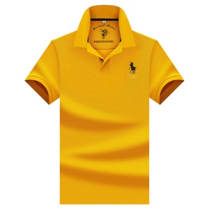 Camisa de Hombre de Algodón Mercerizado de Alta Gama, Estilo <span class=keywords><strong>Paul</strong></span>, con Bordado en la Solapa, para Verano, Informal de Negocios, para Hombres de Mediana Edad y Jóvenes, 100% Algodón - Product Image 6