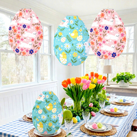 Lanterne décorative en forme d'œuf de Pâques pour adultes, thème printemps, lapin, œuf suspendu, lanterne en papier