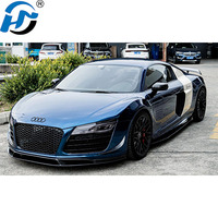 PPF Shadow Blue TPU Sticker Gloss Black Carbon Pattern Película de protección de pintura antiarañazos para capó de coche Rollo gráfico interior