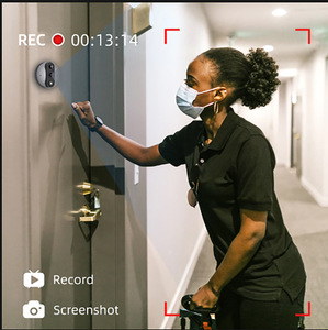 TuyaSmart Wi-Fi 1080P Interphone vidéo bidirectionnel avec <span class=keywords><strong>judas</strong></span> et sonnette vidéo TSP-U06BD - Product Image 2