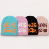 Bonnet unisexe personnalisé avec logo, style mode en soie, motif imprimé dessin animé et personnage, idéal pour l'extérieur