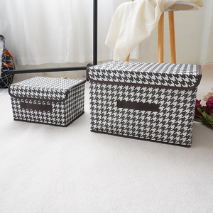 2025 New Multifunctional Imitation Linen <strong>Storage</strong> <strong>Box</strong> Foldable Book Toys Dustproof <strong>Storage</strong> <strong>Box</strong> With Cover <strong>Folding</strong> <strong>Storage</strong> <strong>Box</strong> - Product Image 5