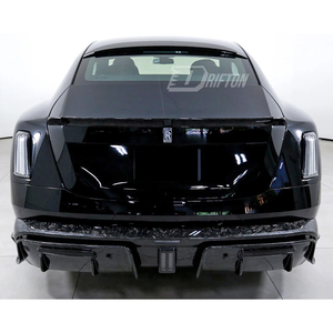 For Rolls Royce Spectre Msy Style Dry Carbon Fiber <b>Rear</b> <b>Spoiler</b> Wing RR - Product Image 2