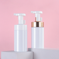 Échantillon gratuit de flacon pompe en PET de 200 ml, flacon en plastique pour nettoyant visage, flacons à bulles pour désinfectant pour les mains