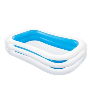 Piscina Familiar <span class=keywords><strong>INTEX</strong></span> 56483 SWIM CENTER, Piscina Inflable Cuadrada para Niños y Adultos, Piscina Elevada para Exteriores - Product Image 1