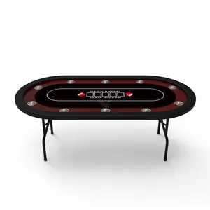 YH 10 игроков на заказ, Техасский покерный стол, складной покерный стол для казино