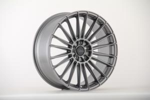 GPWLGZJ Rizo 912 R20 8.5j 9.5j 5 Trous 108mm 112mm 120mm Jantes de voiture <span class=keywords><strong>FF</strong></span> en aluminium gris satiné - Product Image 4