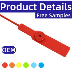 HS-PS6002 डिस्पोजेबल टैम्पर प्रूफ सुरक्षा कंटेनर सील के लिए 3 मिमी प्लास्टिक सील - Product Image 1