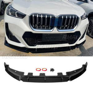 ลิปสปอยเลอร์กันชนหน้าสำหรับ BMW U11 X1 IX1เมตรสปอร์ต2023 + สีดำเงากันชนหน้าป้องกันใบมีดสปอยเลอร์สำหรับแต่งรถ - Product Image 1