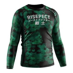 Camiseta de Compresión de Manga Larga con Diseño Warrior for the Future, Rashguard de Jiu-Jitsu, Rash Guard sin Estampado - Product Image 3