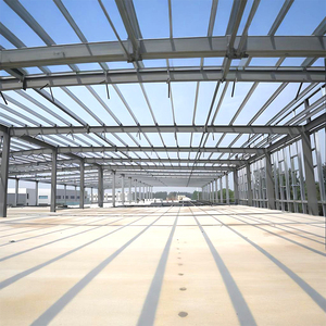 Atelier à structure <span class=keywords><strong>métallique</strong></span> avec <span class=keywords><strong>poutre</strong></span> de grue pour la construction d'usines industrielles et l'aménagement de entrepôts métalliques préfabriqués - Product Image 4