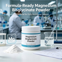 Poudre de bisglycinate de magnésium en marque privée, complément alimentaire en vrac personnalisé