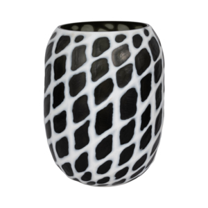Vaso in Vetro Decorato, Arredamento Moderno per la Casa, Vaso Lucido per Fiori da Soggiorno - Product Image 1